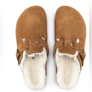 Birkenstock Boston Shearling Clogs - size 42